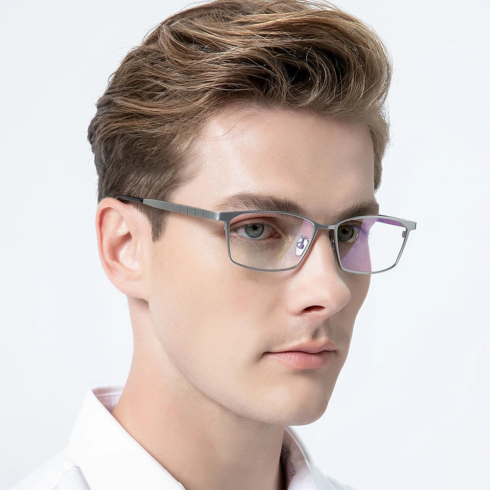 FONEX Pure Titanium Glasses Men 2021 New Male Classic Eyeglass Frame Full Rim Square Eyewear F85642