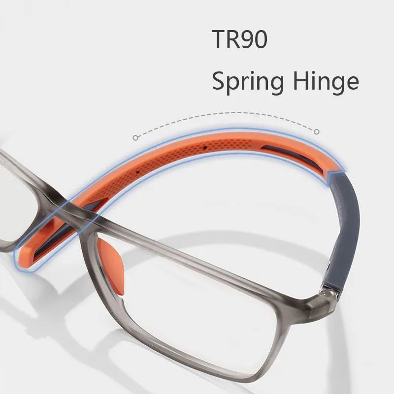 TR90 Sport Lesebrille Männer Ultraleicht Anti Blau Licht Presbyopie Brille Männer Hyperopie Optische Brille Dioptrien