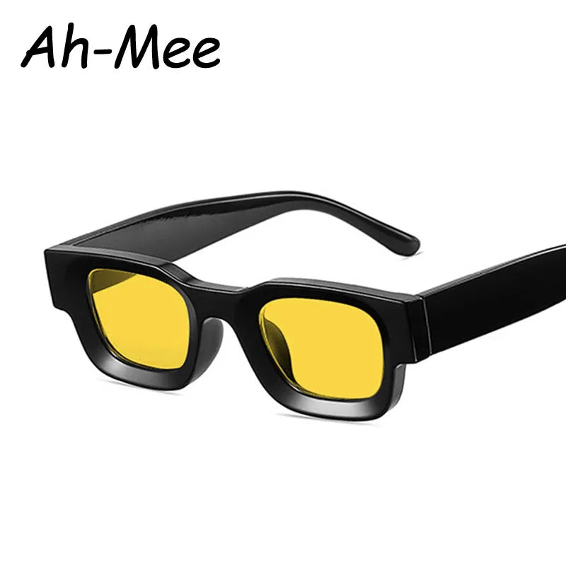 Cycling Rectangle Sunglasses Women Fashion Retro Brand Square Sun Glasses Men Classic Vintage Black Punk Shades UV400