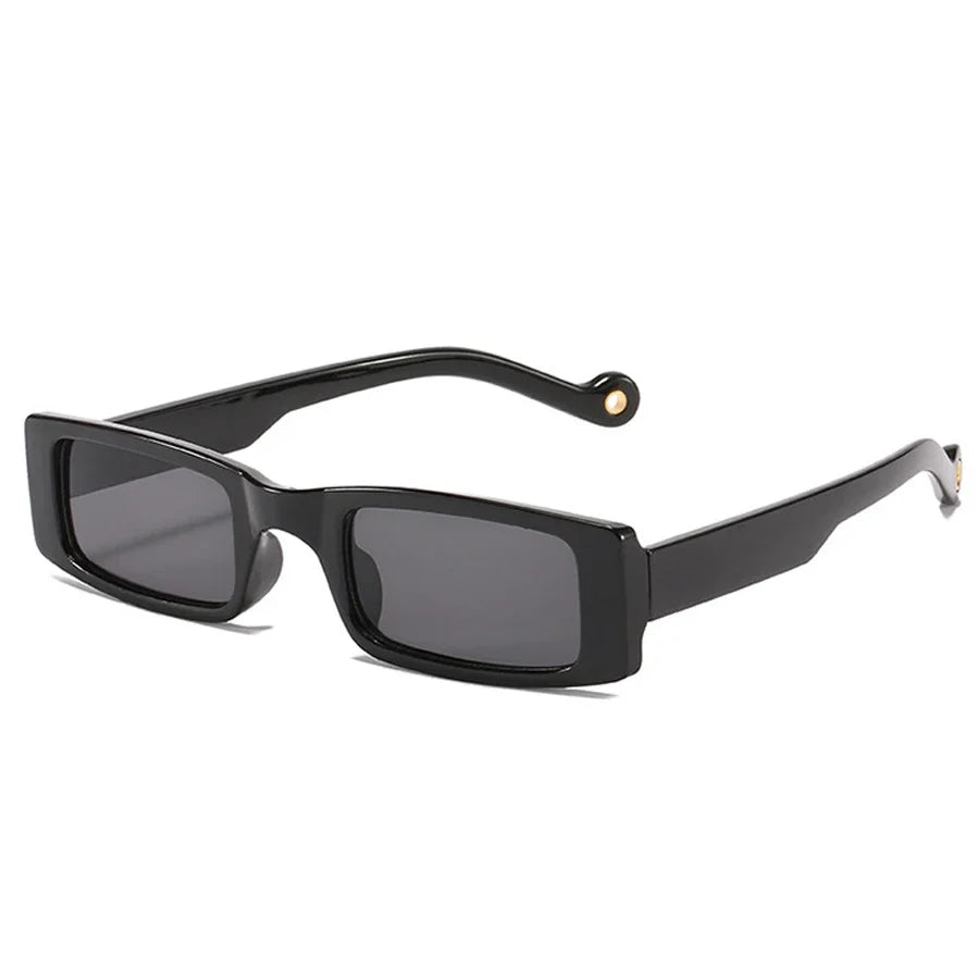 Sonnenbrille für Damen, Retro, kleine quadratische Sonnenbrille, trendige Mode, rechteckige Sonnenbrille, UV-Schutz