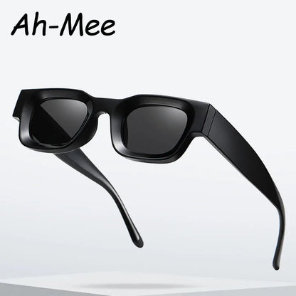 Cycling Rectangle Sunglasses Women Fashion Retro Brand Square Sun Glasses Men Classic Vintage Black Punk Shades UV400