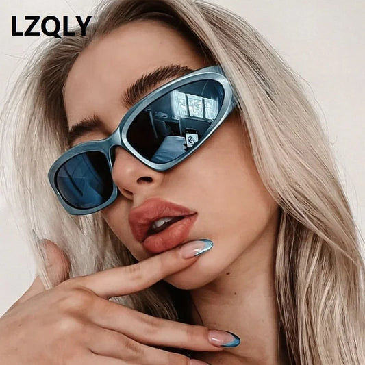 Y2k Neue Punk Sport Sonnenbrille Frauen Männer Luxus Marke Designer Vintage Sonnenbrille Shades frauen Retro Brillen UV400 Goggle