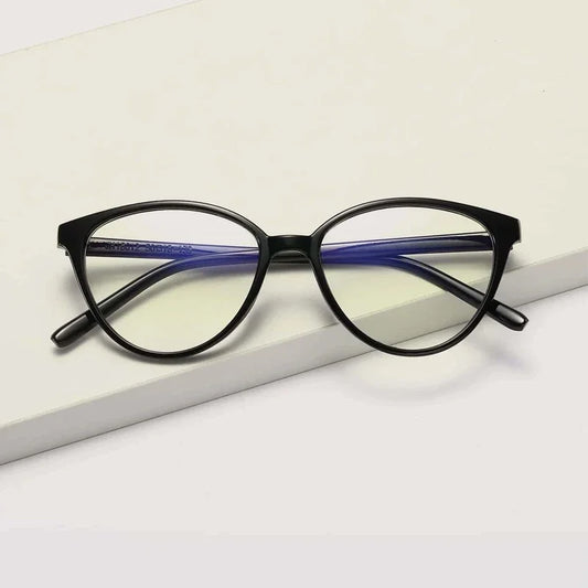 Ladies Retro Anti-blue Myopia Glasses Vintage Ultralight Minus Diopter Glasses Eyewear Women Trendy Cat Eye Frame Eyeglasses