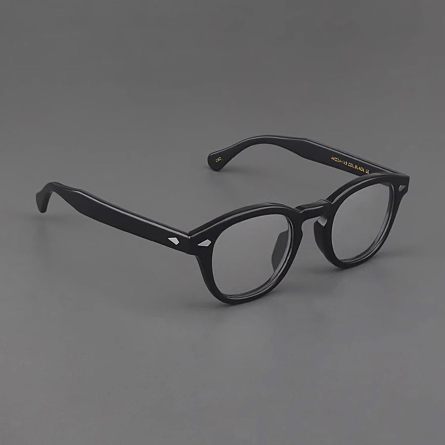 Optical Eyeglasses Frame Men Women Johnny Depp LEMTOSH Vintage Glasses Computer Acetate Spectacle Frame For Male Clear Lens