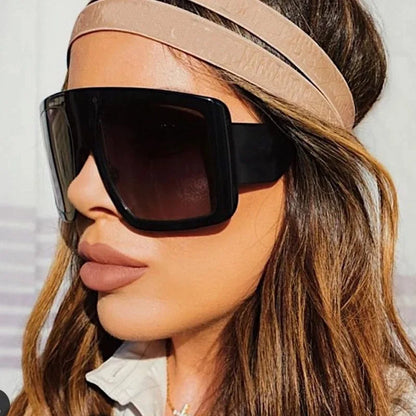 Oversized Punk Square Sunglasses Women Y2K Unique Men Trendy Goggle Sports Sun Glasses Luxury Brand Designer New Eyewear UV400