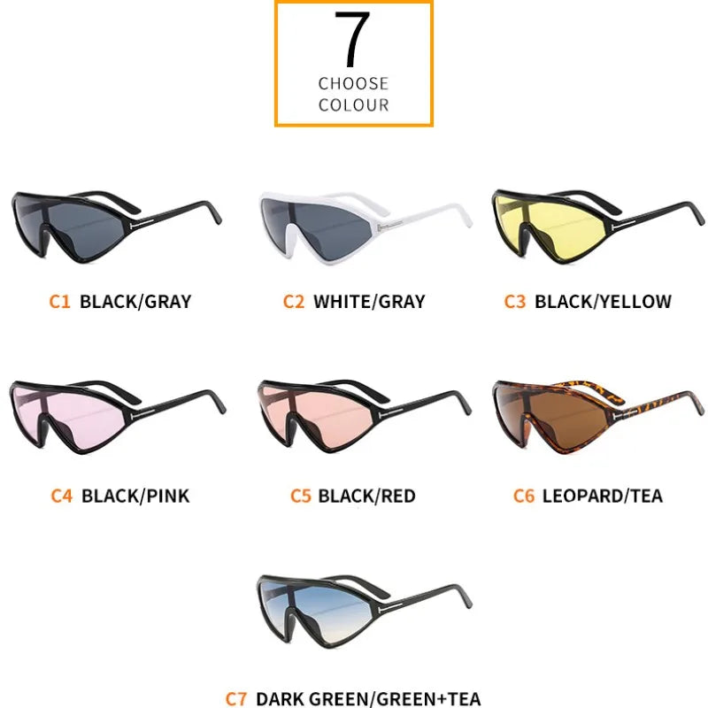 Lunettes de soleil rétro de nouvelle personnalité 2024 pour femmes et hommes, monture irrégulière, lunettes de soleil, nuances de luxe, lunettes UV400