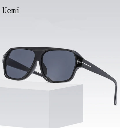 New Fashion Luxury Square Sunglasses For Women Men Vintage Outdoor Driving Shades UV400 Sun  Glasses Trending Male Eyeglasses