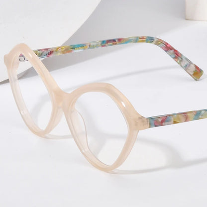 HEPIDEM Multicolor Acetate Glasses Women Fashion Cat Eye 2023 New Eyeglasses Spectacles Eyewear H9338