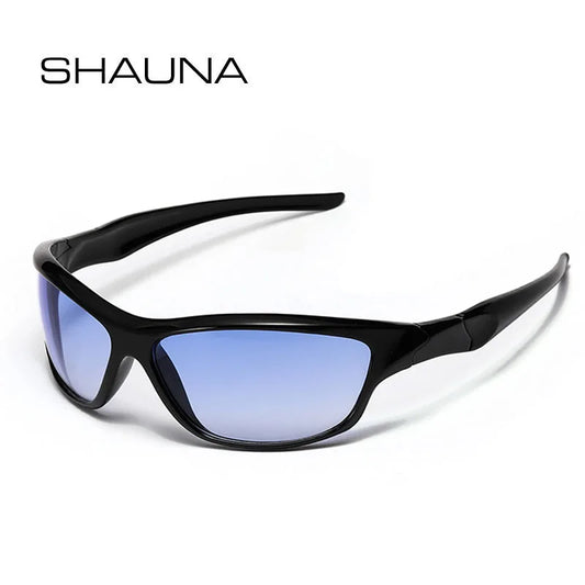 SHAUNA Ins Popular Y2K Oval Sunglasses Sports Goggle Eyeglasses UV400