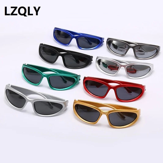 Mode Y2k Punk Sport Sonnenbrille Frauen Männer Luxus Marke Designer Retro Sonnenbrille Vintage Shades frauen Brillen UV400 Goggle