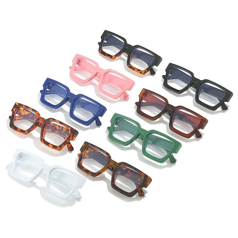 Lunettes à monture carrée rétro pour femmes et hommes, verres transparents simples, tendance, de haute qualité, design, produit