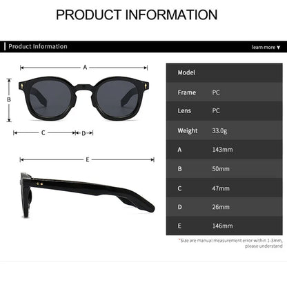 SHAUNA Fashion Women Round Sunglasses Brand Designer Retro Rivets Ins Men Shades UV400