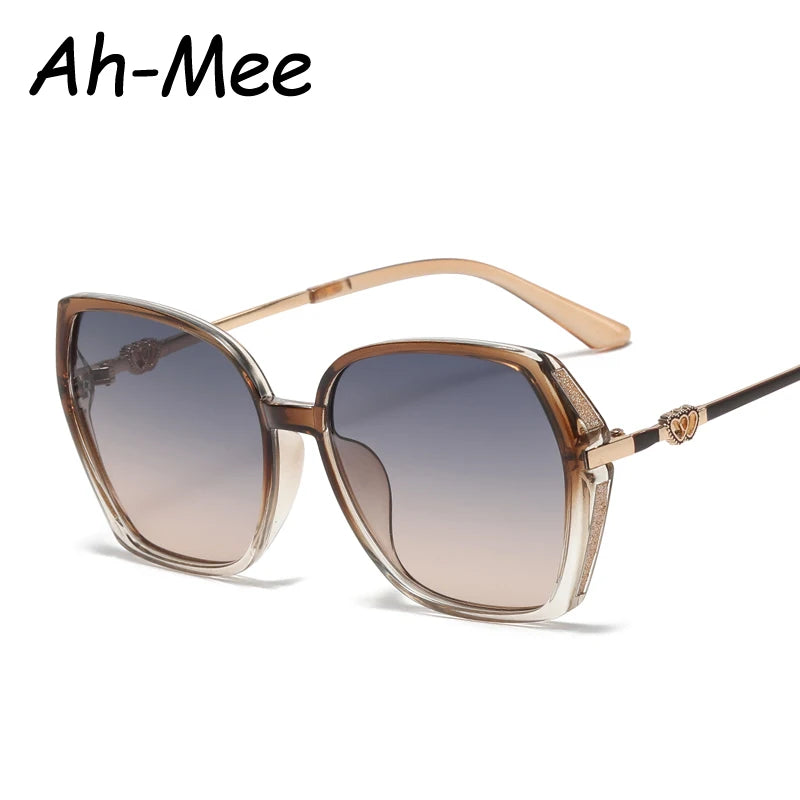 Fashion Square Sunglasses Women Trendy Style Sun Glasses For Lady Vintage Shades Gradient Oculos UV400 Streetwear Eyewear