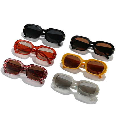 SHAUNA Square Sunglasses Fashion Women Jelly Grey Shades UV400 Brand Designer Vintage Men Polygon Trending Sun Glasses