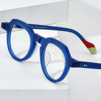 Lunettes en acétate multicolores HEPIDEM pour hommes et femmes, verres de vue carrés rétro mats 2022, lunettes de vue 9232