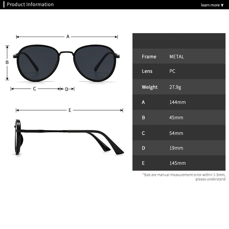 SHAUNA Retro Metall Herren Piloten Sonnenbrille Mode Farbverlauf Damen Luxus Shades UV400 Trendy Punk Sonnenbrille