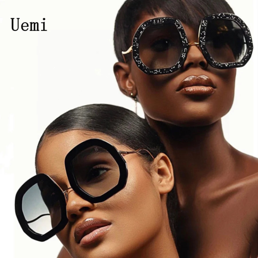 New Fashion Irregular Round Sunglasses For Women Men Rereo Luxury Oversized Frame Sun Glasses Brand Quality Shades UV400 Eyeglas