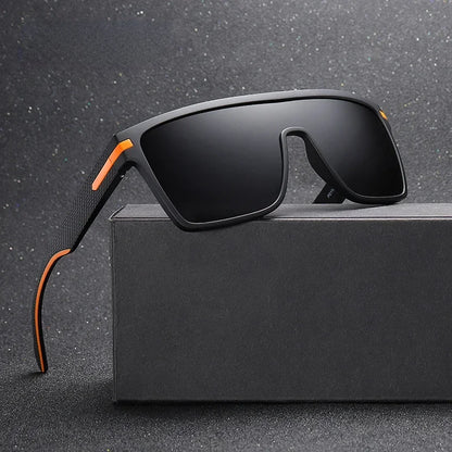 Polarized Sunglasses For Men Oversize Square Anti UV400 Male Mirror Sun Glasses Original Driving Goggles Women zonnebril