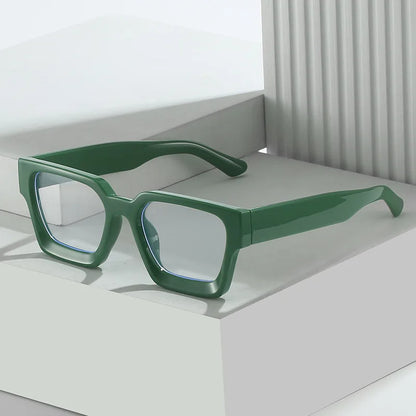 Lunettes à monture carrée rétro pour femmes et hommes, verres transparents simples, tendance, de haute qualité, design, produit