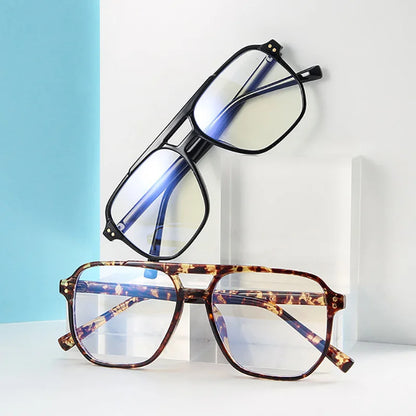 SHAUNA Anti Blue Light TR90 Retro Rivets Macaron Glasses Frames Women Fashion Men Optical Computer Glasses