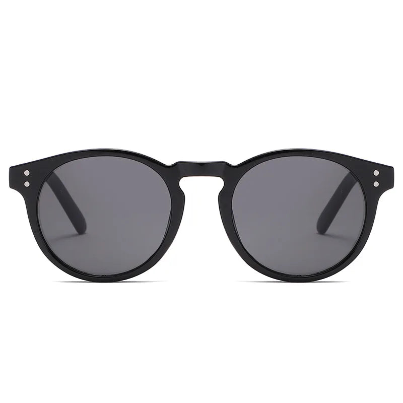 Lunettes de soleil rondes pour femmes, petite monture, marque de luxe, lunettes de soleil de créateur, lunettes de soleil de haute qualité, lunettes de soleil rétro pour hommes