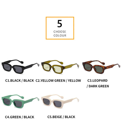 Lunettes de soleil carrées tendance pour femmes et hommes, nouvelle collection, monture rétro, petite monture, design, nuances tendance, UV400