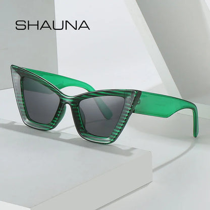 SHAUNA Oversized Cat Eye Women Sunglasses UV400