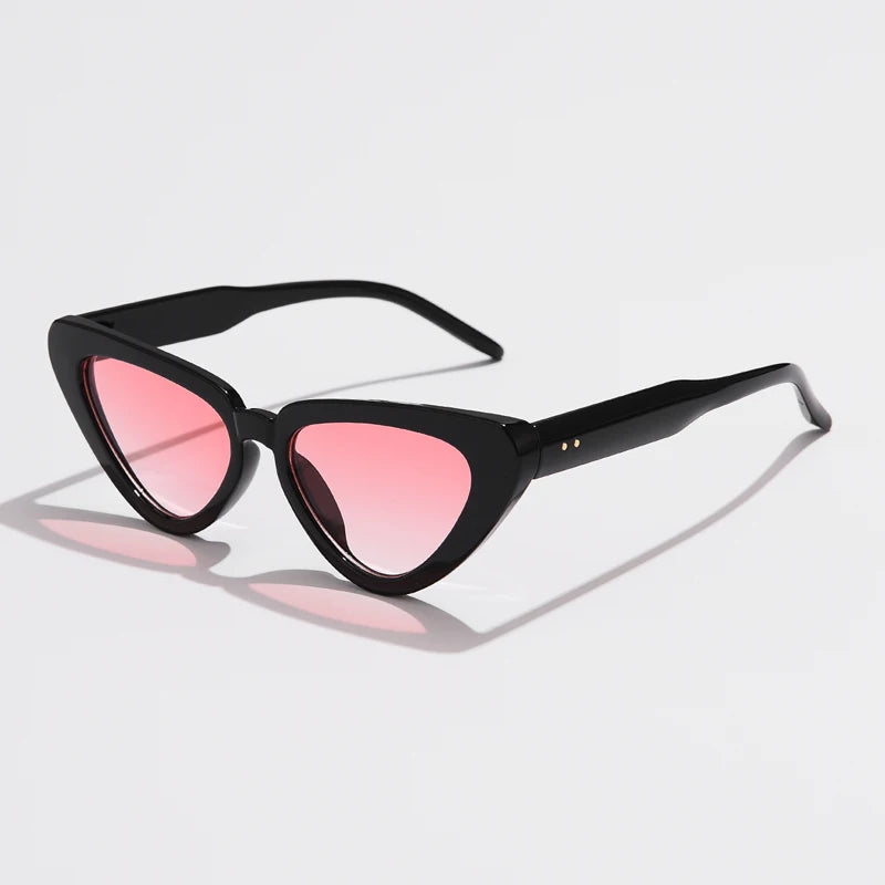 Cat Eye Sunglasses Small Cateye Sun Glasses Brand Designer Eyeglasses For Women Candy Colors Gradient Shades Female Eyewear