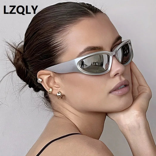 New Y2k Punk Sports Sunglasses Women Men Luxury Brand Designer Fashion Vintage Sun Glasses Shades Women's Goggle UV400 Eyewear