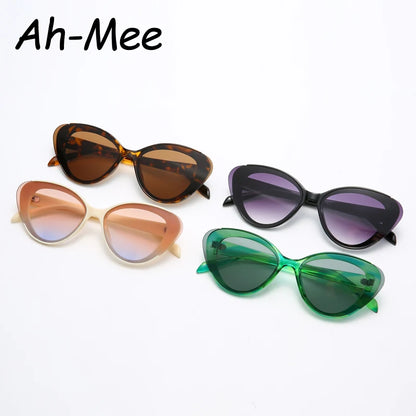 Fashion Cat Eye Colorful Sunglasses Women Shades UV400 Retro Gradient Cateye Trending Sun Glasses Female