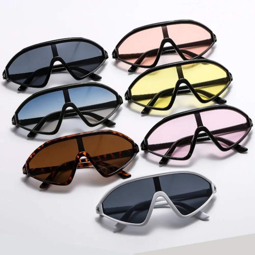 Lunettes de soleil rétro de nouvelle personnalité 2024 pour femmes et hommes, monture irrégulière, lunettes de soleil, nuances de luxe, lunettes UV400