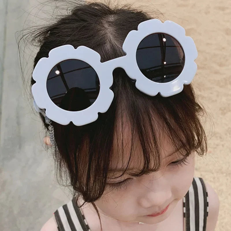 Children's Sunglasses Round sunglasses for children Sunflower sunglasses for children Cute glasses for boys girls Hot Sales