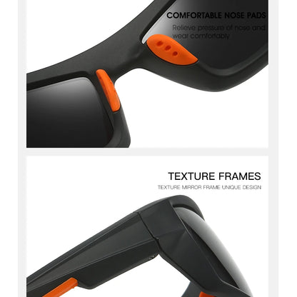 Lunettes de soleil polarisées de sport à la mode pour hommes et femmes, pêche, randonnée, course à pied, cyclisme, alpinisme, sport, UV400