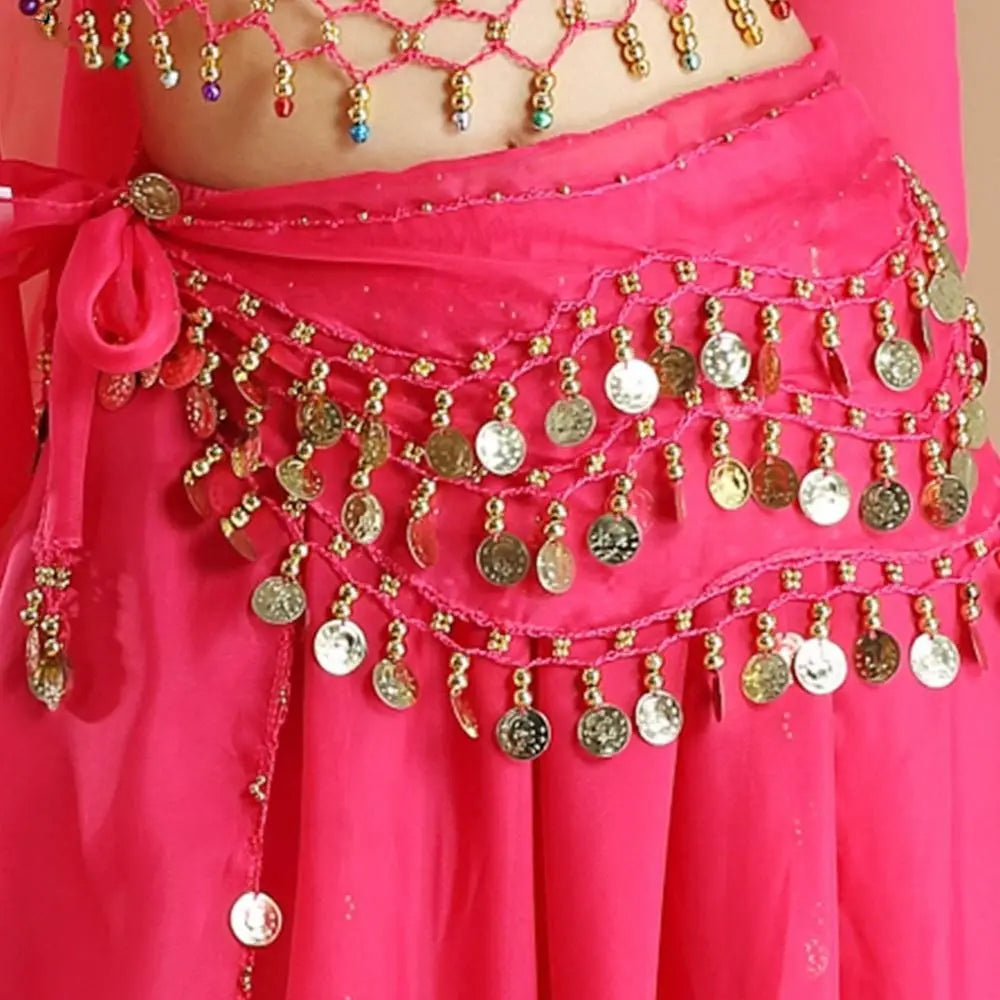 For Thailand/India/Arab Show Costumes Tassels Sexy Waist Chain Dancer Skirt Belly Dance Belt Hip Scarf