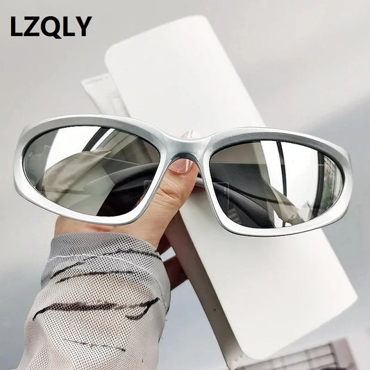 Y2k Klassische Punk Sport Sonnenbrille Für Frauen Männer Luxus Marke Designer Vintage Sonnenbrille Shades frauen Brillen UV400 Goggle