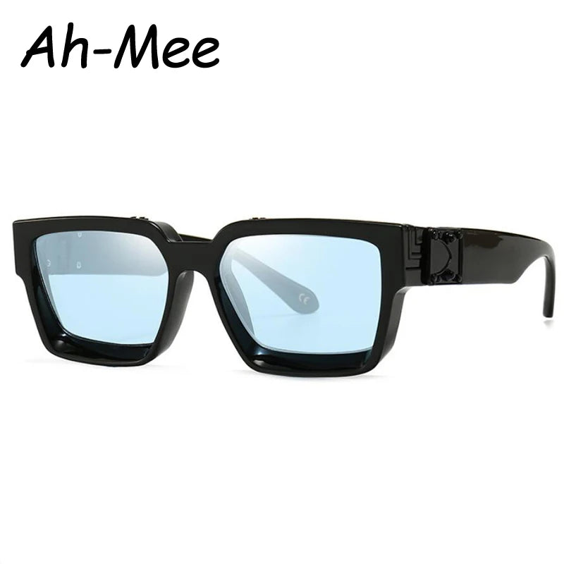 Kleine rechteckige Sonnenbrille Frauen Luxusmarke Männer Shades Retro Quadratisch Schwarze Sonnenbrille Brillen Trend Punk Brillen Für Männer