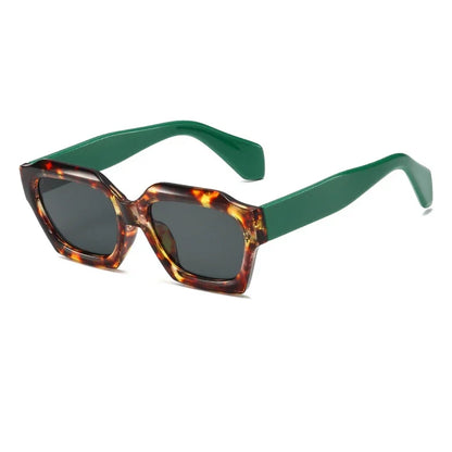 Lunettes de soleil carrées de nouvelle personnalité pour femmes et hommes, marque de luxe, design irrégulier, petite monture, lunettes de soleil pour femmes, lunettes de voyage