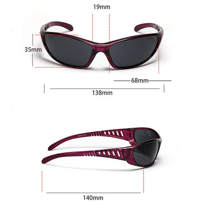 SHAUNA Fashion Y2K Montures galvanisées creuses Lunettes de soleil de sport pour femmes Hommes Lunettes de protection ovales Nuances UV400