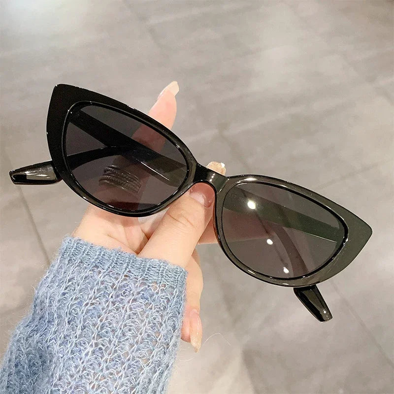 SHAUNA Retro Women Small Cat Eye Sunglasses UV400