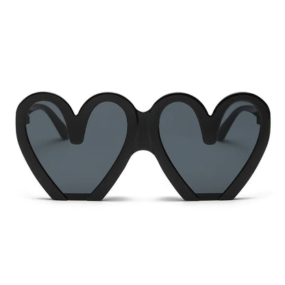 Fashion New Personality Heart Shaped Sunglasses Party Funny Peach Heart Sun Glasses Women's Trend Candy Color Eyeglasses