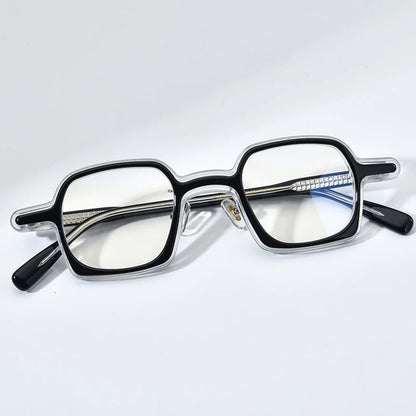 HEPIDEM Acetate Eyeglasses Frame Men 2022 Vintage Retro Square Glasses Women Spectacles Eyewear 9213