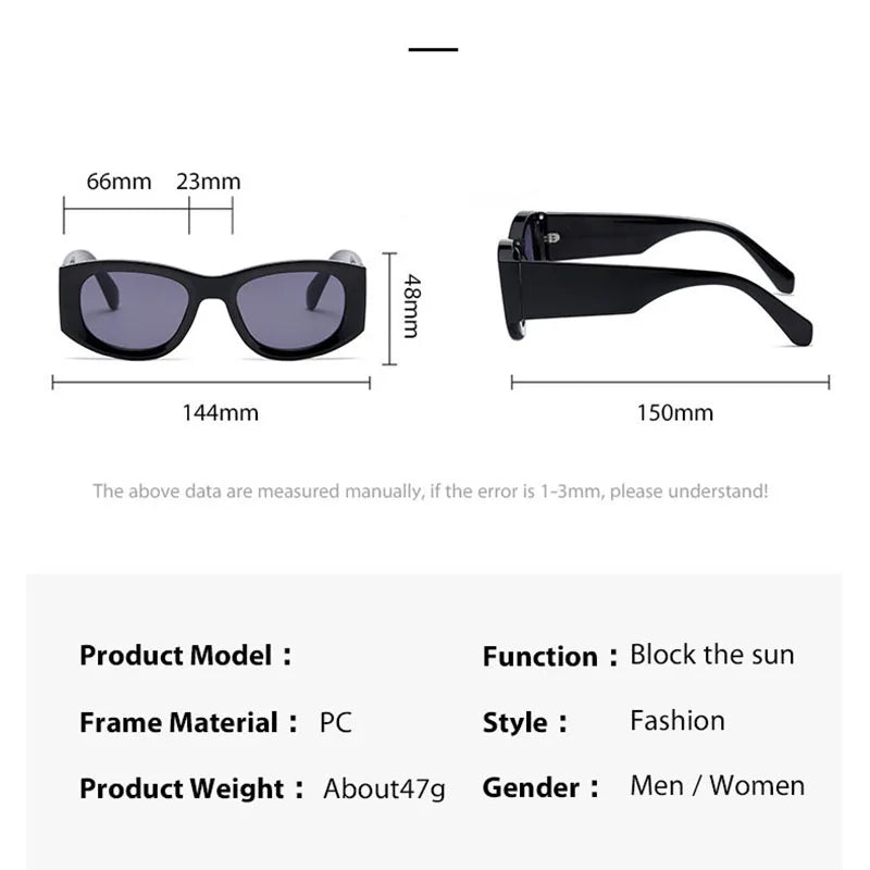 SHAUNA Reinforced Metal Hinge Retro Sunglasses UV400