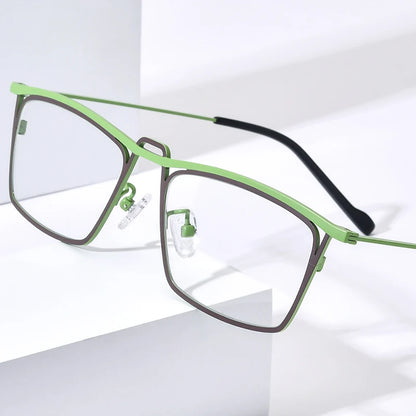 FONEX Titanium Glasses Men Retro Square Eyeglasses 2024 New Women Matte Color Eyewear F85794