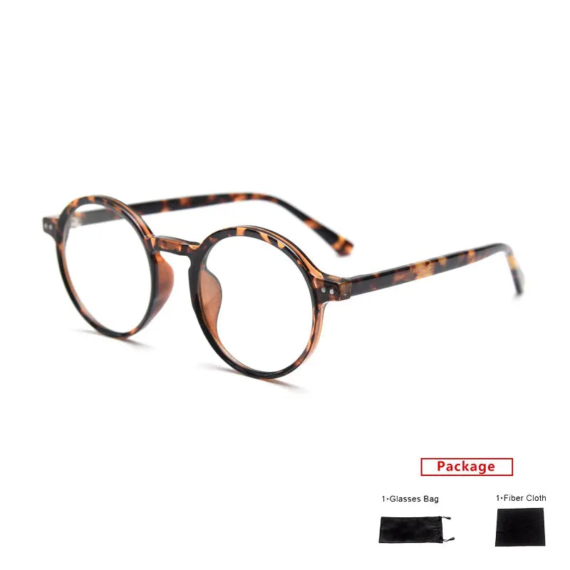 mimiyou Tr90+Acetate Round Glasses Frame Women Anti Blue Light Optical Eyewear Men Eyeglasses Frame UV400 Computer Glasses