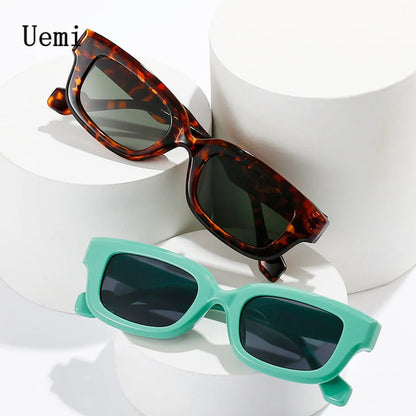 Lunettes de soleil carrées tendance pour femmes et hommes, nouvelle collection, monture rétro, petite monture, design, nuances tendance, UV400