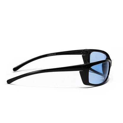 SHAUNA Retro Cat Eye Punk Sunglasses Women Shades UV400 Fashion Blue Orange Men Outdoor Sports Driving Goggles