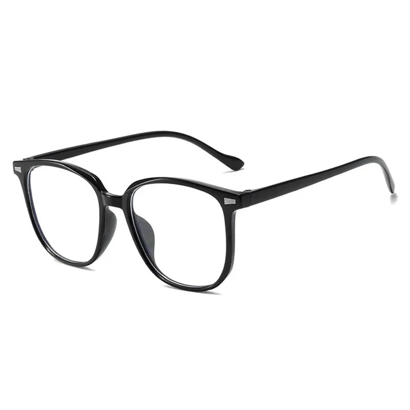 Retro Classic Anti-Blue Light Glasses Ultra Light Big Square Frame Eyeglasses Vintage Women Fashion Computer Gaming Spectacles