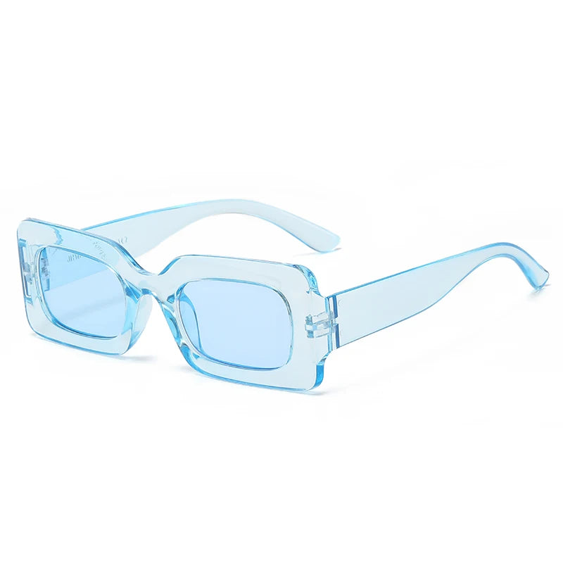 Lunettes de soleil carrées roses Y2K à monture rectangulaire pour femmes, marque rétro punk, lunettes de soleil d'été pour femmes, lunettes de soleil UV400