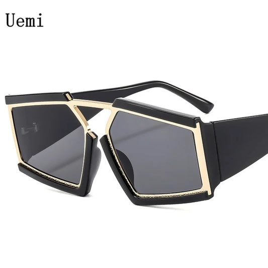 New Fashion Irregular Square Sunglasses For Women Men Vintage Luxury Sun Glasses Trending Shades UV400 Eyeglasses