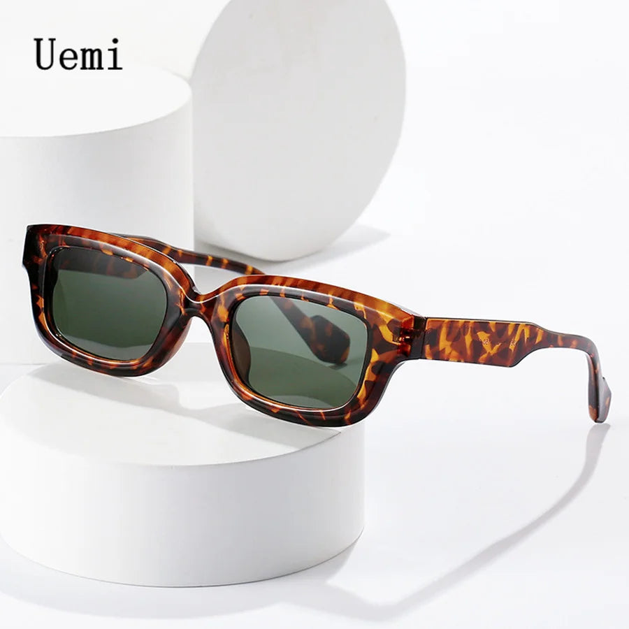 New Fashion Candy Square Sunglasses For Women Men Retro Small Frame Designer Sun Glasses Ins Trending Shades UV400 Eyeglasses